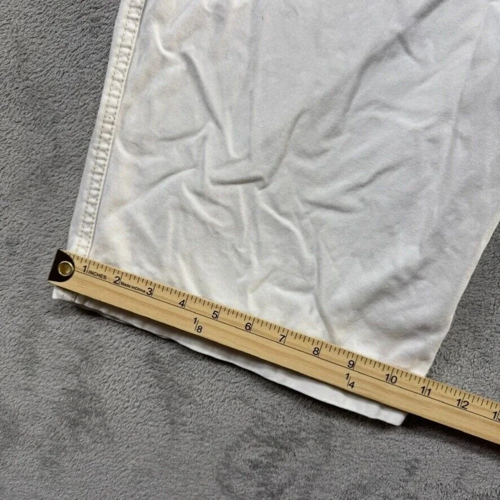 National Outfitters Flat Front Chino Shorts Mens‎ White Measured 32x12 Casual
